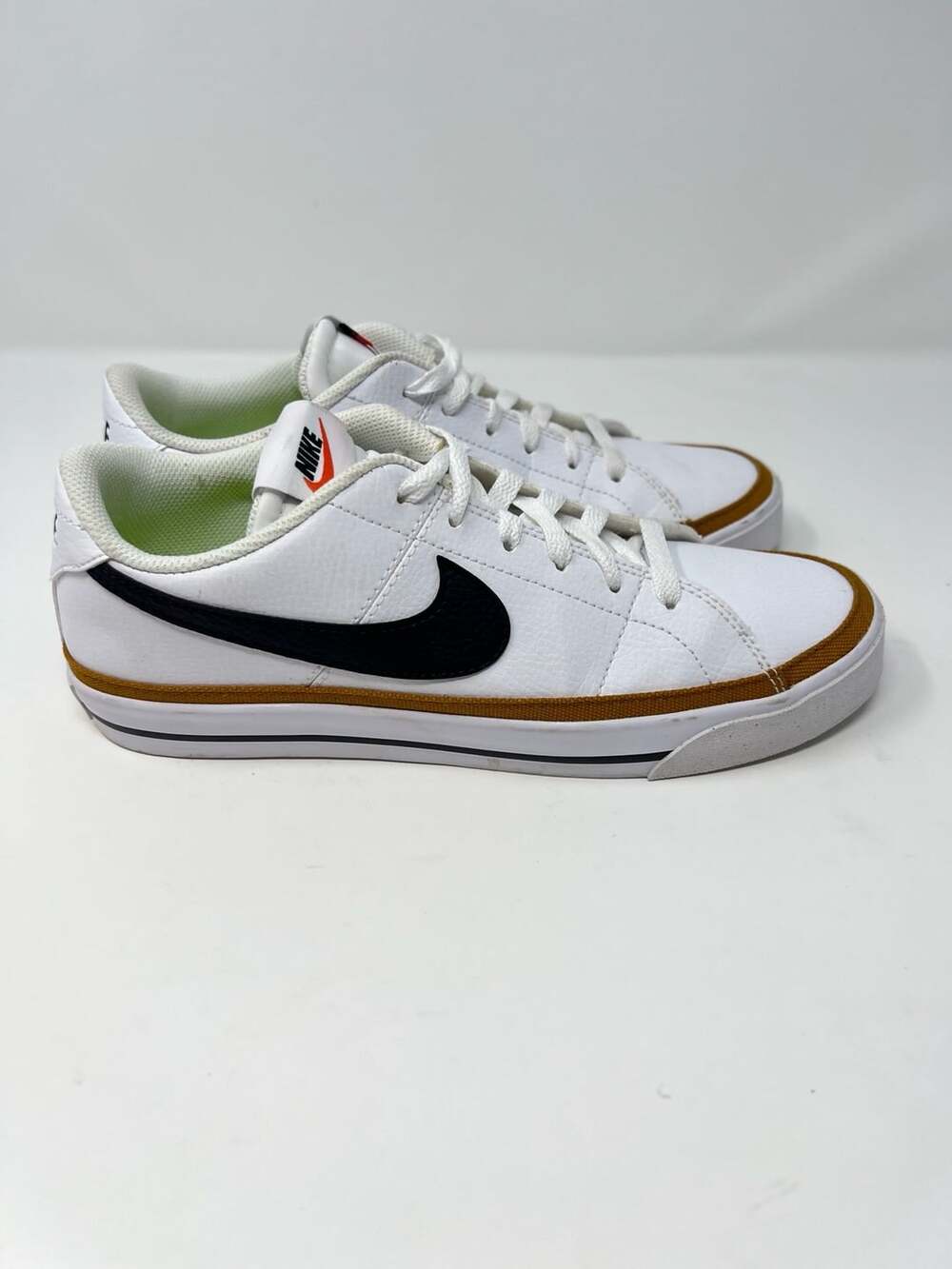 Nike Court Legacy Next Nature Size 9 White Black Desert Ochre